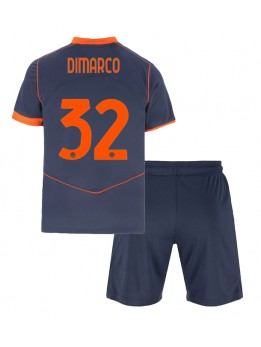 Inter Milan Federico Dimarco #32 Replika Tredje Kläder Barn 2025-26 Kortärmad (+ byxor)
